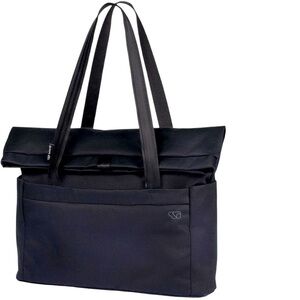 Black Everyday Tote Bag Shoulder Bag Commuter Work Travel Carryall Diaper Bag